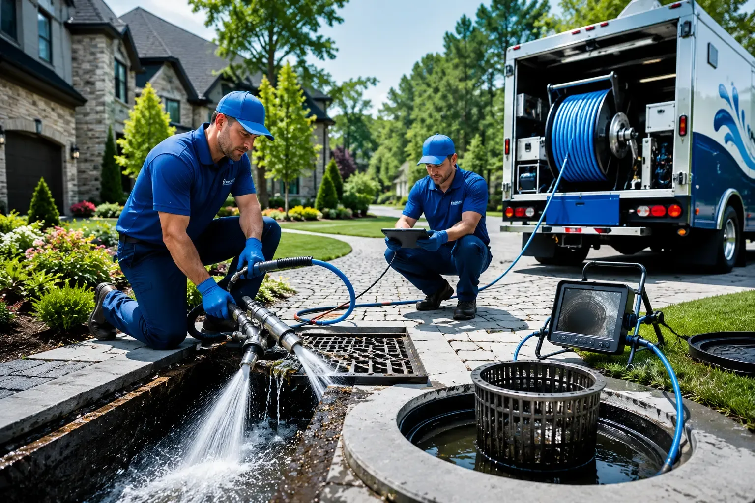 Local outdoor drain cleaning professionals in Hamden, OH