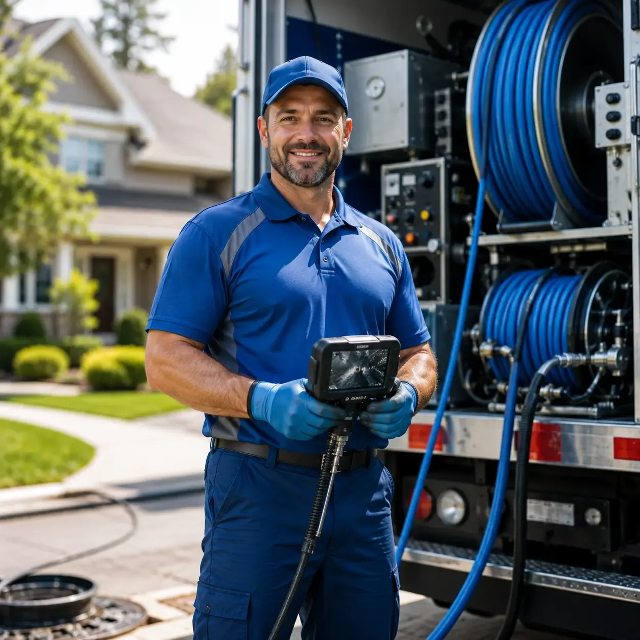Local outdoor drain cleaning specialists in Hamden, OH